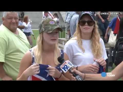 Pro-Confederate flag rally held at S.C. Statehouse