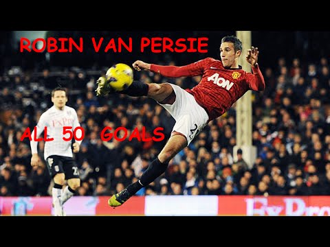 Robin Van Persie ● All 50 Goals for Manchester United With Commentary● 2012-2014