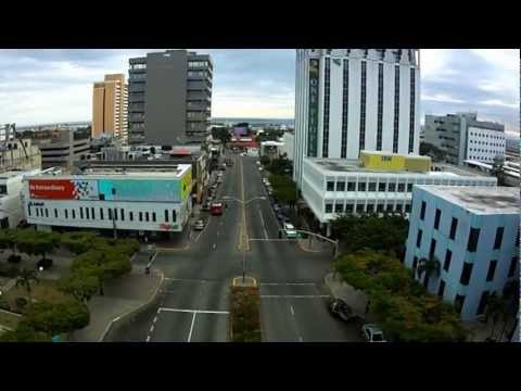 Aerial video Jamaica, Kingston quadcopter