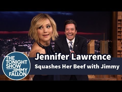 Jennifer Lawrence Squashes Her Beef with Jimmy Fallon