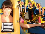 Emma Roberts, Lea Michele and Keke Palmer stars of the new Fox series Scream Queens get ready to do  the Scream Queens Mega Drop amusement ride at the Petco Interactive Zone during Comic Con in San Diego, Ca\n\nPictured: Emma Roberts and Lea Michele\nRef: SPL1077172  120715  \nPicture by: London Entertainment /Splash\n\nSplash News and Pictures\nLos Angeles: 310-821-2666\nNew York: 212-619-2666\nLondon: 870-934-2666\nphotodesk@splashnews.com\n