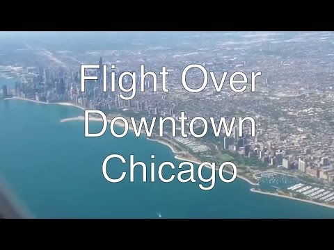 Landing at Chicago O'Hare airport