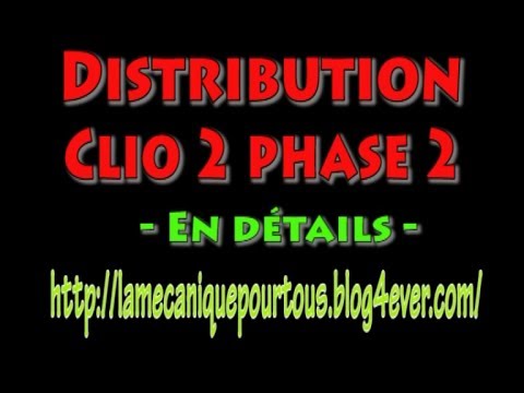 Changement distribution Clio2 phase2 en détails