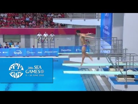 Aquatics Diving 3m Finals (Mens) Day 2|28th SEA Games Singapore 2015