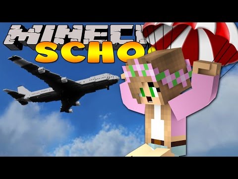 Minecraft School : THE CLASS GO SKY DIVING!!