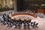 File - The Security Council met to discuss Iran’s nuclear programme and the related sanctions imposed by the Council on the country, and was briefed by Román Oyarzun Marchesi, Permanent of Representative of Spain to the UN and Chair of the Council’s 1737 Sanctions Committee on Iran, 23 June, 2015.