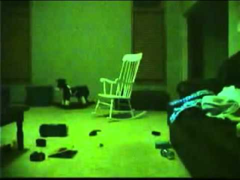 Poltergeist in Rocking Chair - Real ghost caught on camera