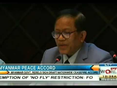 Myanmar Peace Accord Updates, World News Today April 1, 2015