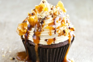 Peanut butter and chocolate cupcakes