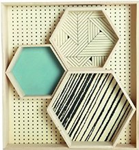 House Doctor - Tablett Hexagonal 4er Set