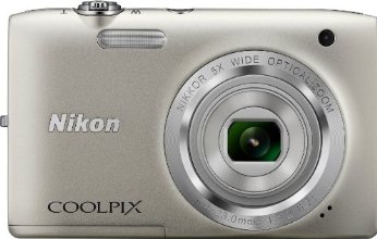 Nikon Coolpix S2800 20.1 MP Point and Shoot Digital Camera with 5x Optical Zoom (Silver) International Version No Warranty