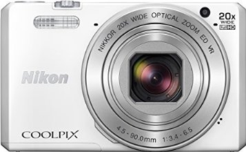 Nikon Coolpix S7000 Appareil photo numérique compact 16 Mpix Écran LCD 3" Zoom optique 20X Blanc