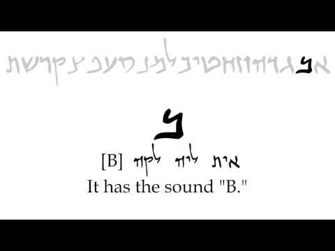 Lesson 1: The Alphabet - Conversational Galilean