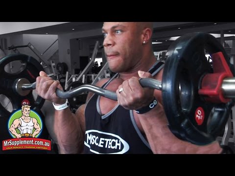 Phil Heath's EZ Bar Bicep Curl | Bicep Exercise #1