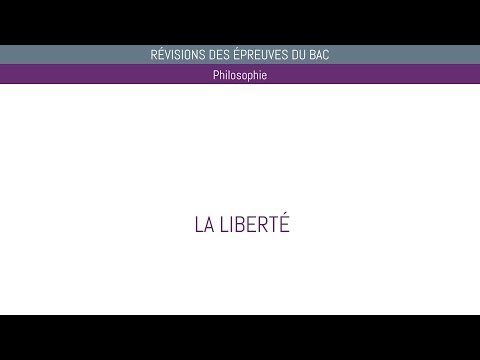 BAC PHILO - 11 La liberté