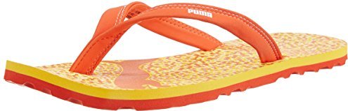 Puma Women's Coral XC 2 DP Snapdragon-Nasturtium-White Mesh Flip-Flops and House Slippers - 5 UK