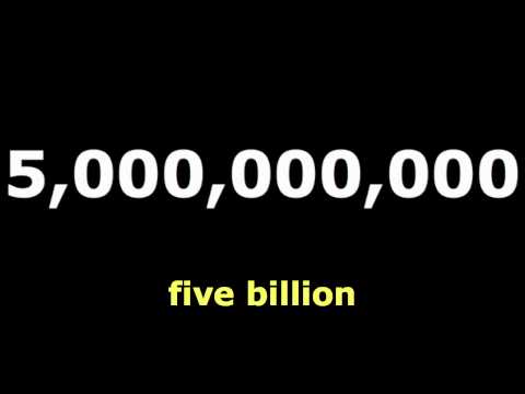 Numbers: Billion : English Language Learning