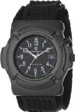 Smith & Wesson Men's SWW-11B GLOW Lawman Black Nylon Strap Watch