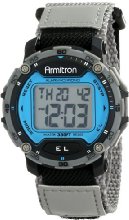 Armitron Sport Men's 40/8291BLGY Grey Strap Digital Chronograph Watch