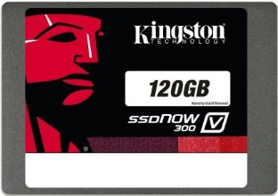 Kingston Digital SV300S37A/120G  de 120GB SSDNow V300 SATA 3  Disco duro sólido de 6.35 cm (2.5") con Adaptador