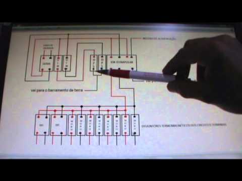 64. ELETRICIDADE - DIAGRAMA DO QDC BIFÁSICO COM DPS EM SÉRIE COM DISJUNTOR - 34°