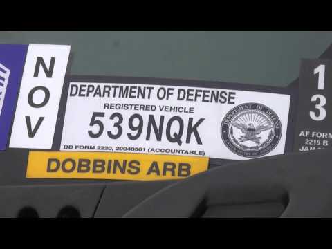 Dobbins Air Reserve Base Department of Defense Sticker.8-15-2013