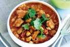 Slow-cooker chicken and chickpea curry