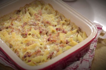 How to make speck and penne bake