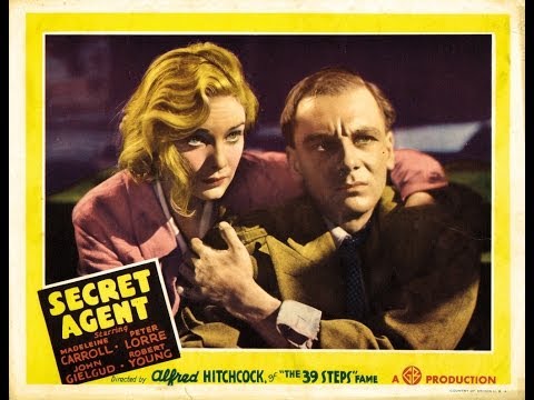 Alfred Hitchcock - Secret Agent - Best old movie