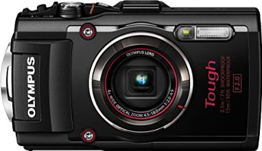 Olympus Tough TG-4 Compact Digital Camera - Black