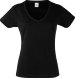 Fruit Of The Loom Ladies Lady-Fit Valueweight V-Neck Short Sleeve T-Shirt