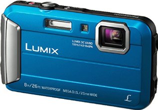 Panasonic Lumix DMC-FT30EB-A Waterproof Action Camera - Blue (16 MP, 4x Optical Zoom)