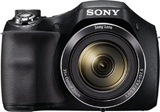 Sony H300 Digital Compact Camera - Black (20.1MP, 35x Optical Zoom)