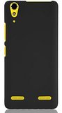 WOW Imagine(TM) Rubberised Matte Hard Case Back Cover For LENOVO A6000 (Black)