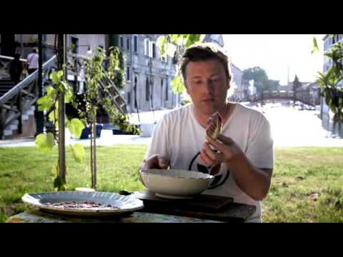 Jamie Oliver in Venice Italy.