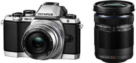 OLYMPUS OM-D E-M10 ダブルズームキット シルバー ミラーレス一眼 OM-D E-M10 DZKIT SLV