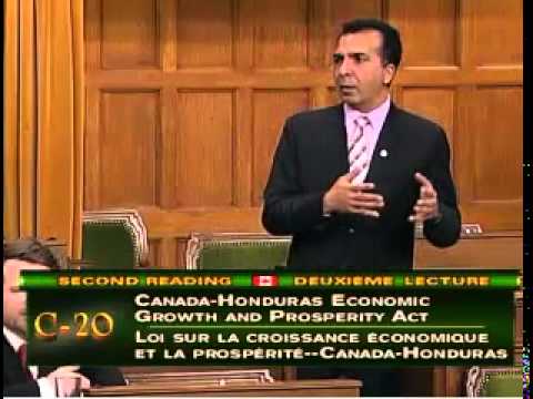 In The House - Speech on Bill C-20, Canada-Honduras Economic Growth and Prosperity Act