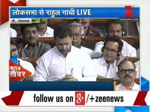 'Acche din' govt has failed this country, Rahul Gandhi says in Lok Sabha