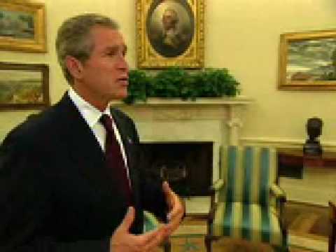 President Bush Oval Office Tour