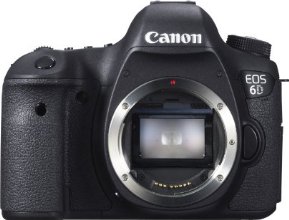 Canon EOS 6D - Cámara réflex digital de 20.2 Mp (pantalla 3.2", vídeo Full HD, GPS), color negro - Solo cuerpo