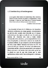 Kindle Voyage, pantalla de 6'' (15,2 cm) de alta resolución (300 ppp), con luz integrada autorregulable, pasos de página rediseñados, wifi