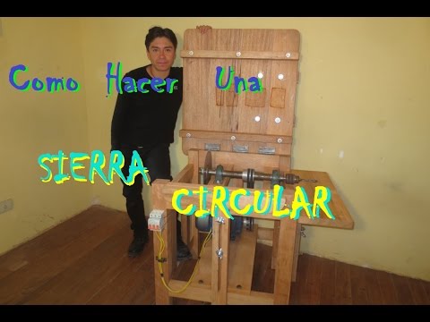 Como Hacer Una Sierra Circular De Madera Paso  A Paso