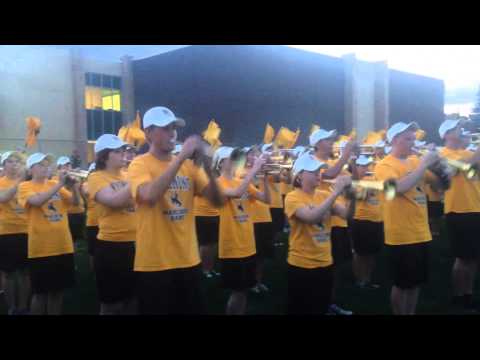 University of Wyoming Marching Band Performs Ragtime Cowboy Joe