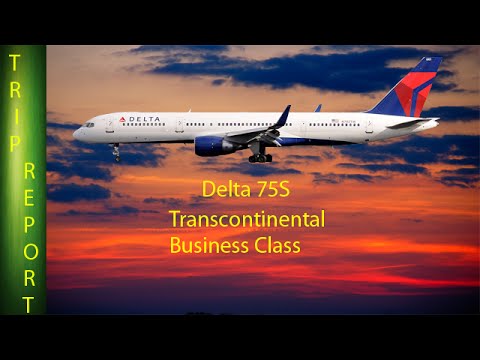 (New Interior) Delta 757 new Transcontinental Business Class