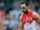 Adam Goodes playting on July 26th (Photo: AAP)