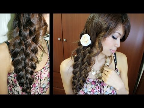 Mermaid Tail Braid Hairstyle Hair Tutorial