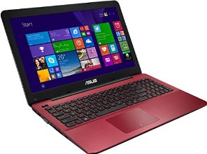 Asus X555LJ-XX039H Notebook, Display 15.6 Pollici, Processore Intel Corei5-5200U, RAM 4 GB, Hard Disk 500 GB, Scheda Grafica nVIDIA GeForce GT 920 2 GB DDR3, Rosso