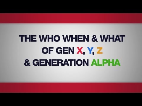 The Who, When and What of Gen X, Y, Z & Generation Alpha - Mark McCrindle, McCrindle Research