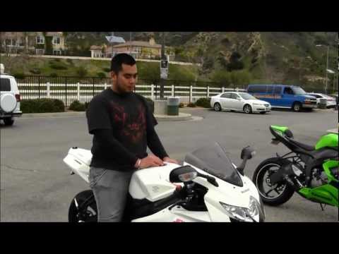 My First Time Riding Suzuki GSX-R750 Customized SportBike Motorcycle Review First Impression GIXXER