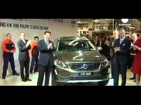 President Xi Jinping visits Chinese owned Volvo car plant in Belgium   economy